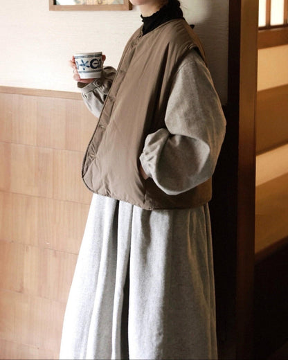 ハイウエストリネアシャツワンピース 10090