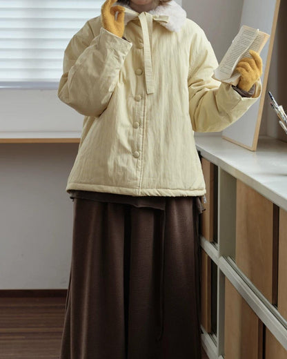 レトロノルディックボアリボンコート 10163