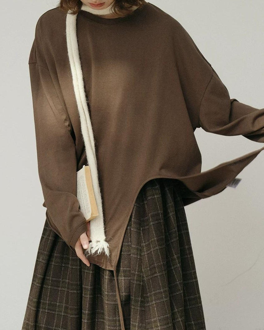 スカンディスリットトップカットソー 10181