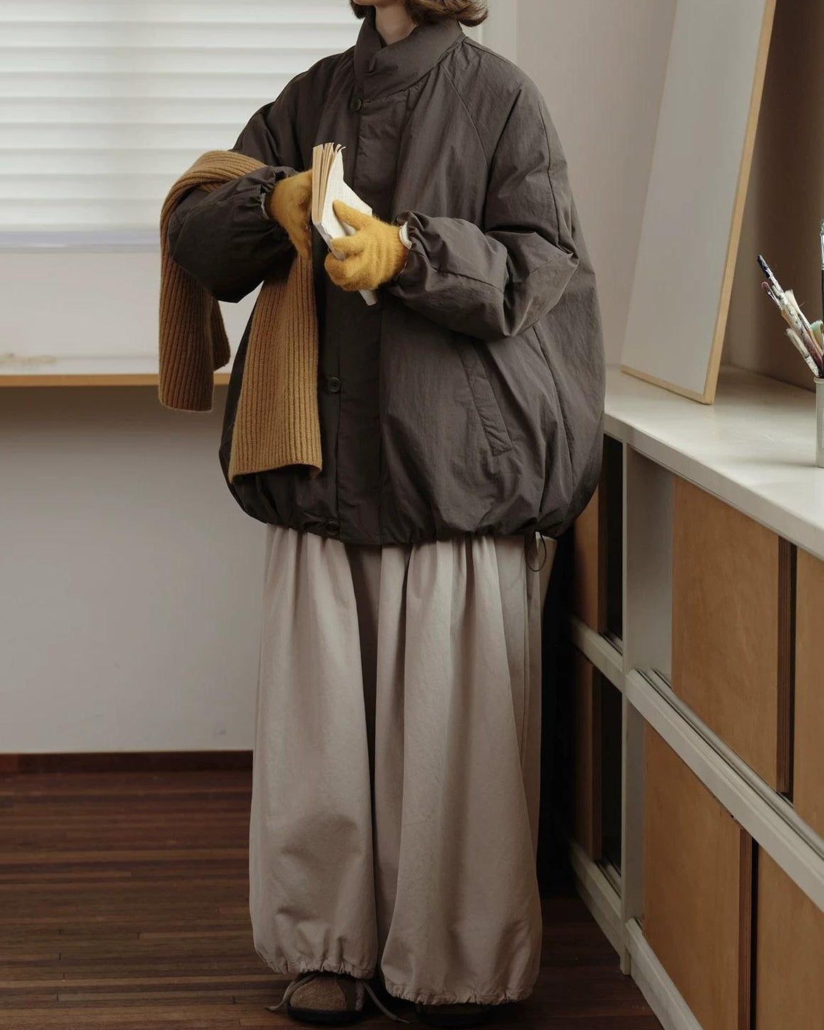 スノーブロッサムスタンドダウンコート 10167