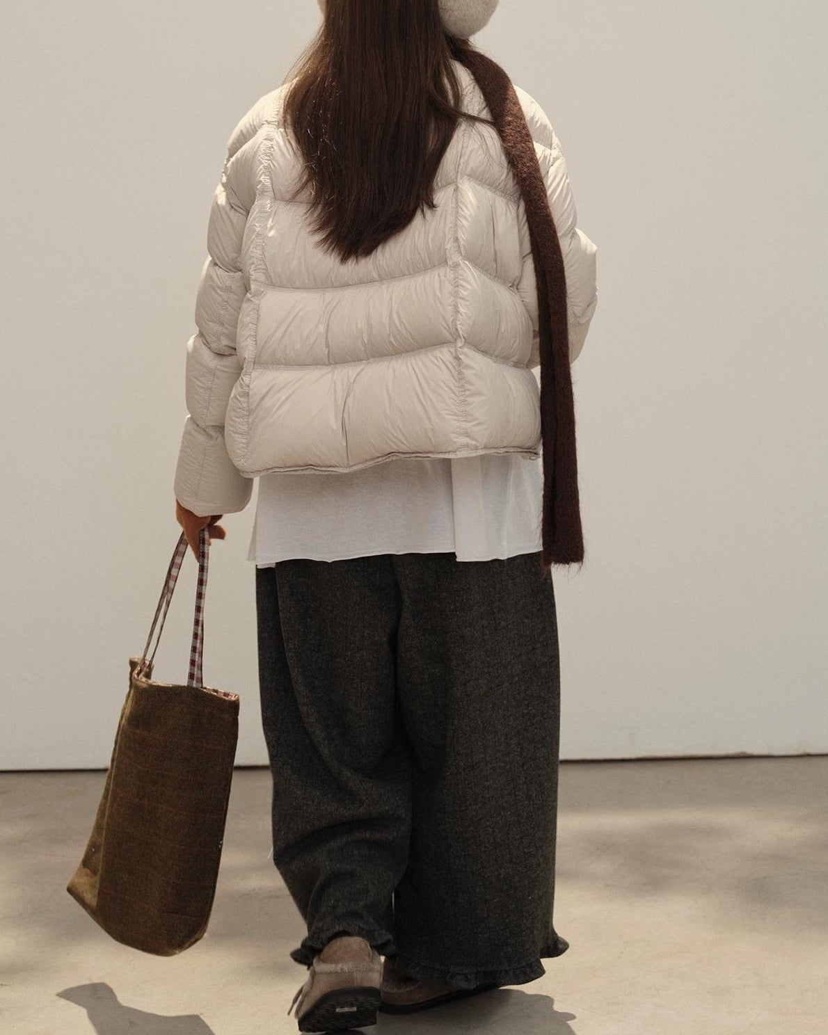 フリルレトロチェックワイドパンツ 10142