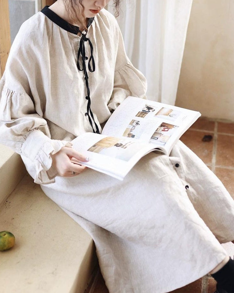 スウィートバイカラーリボンワンピース 10112