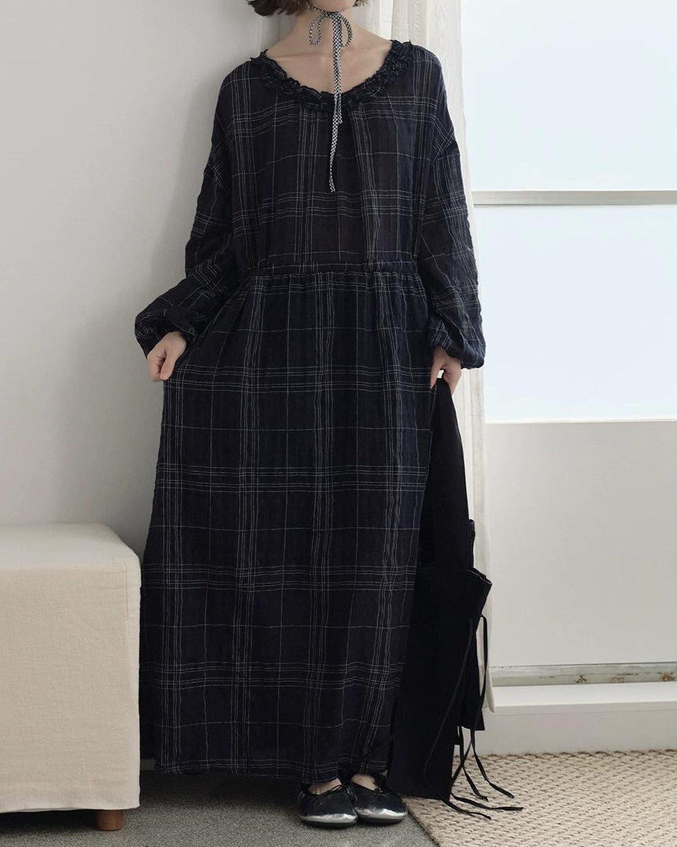 フィヨルドヴァルディナフリルワンピース 10256