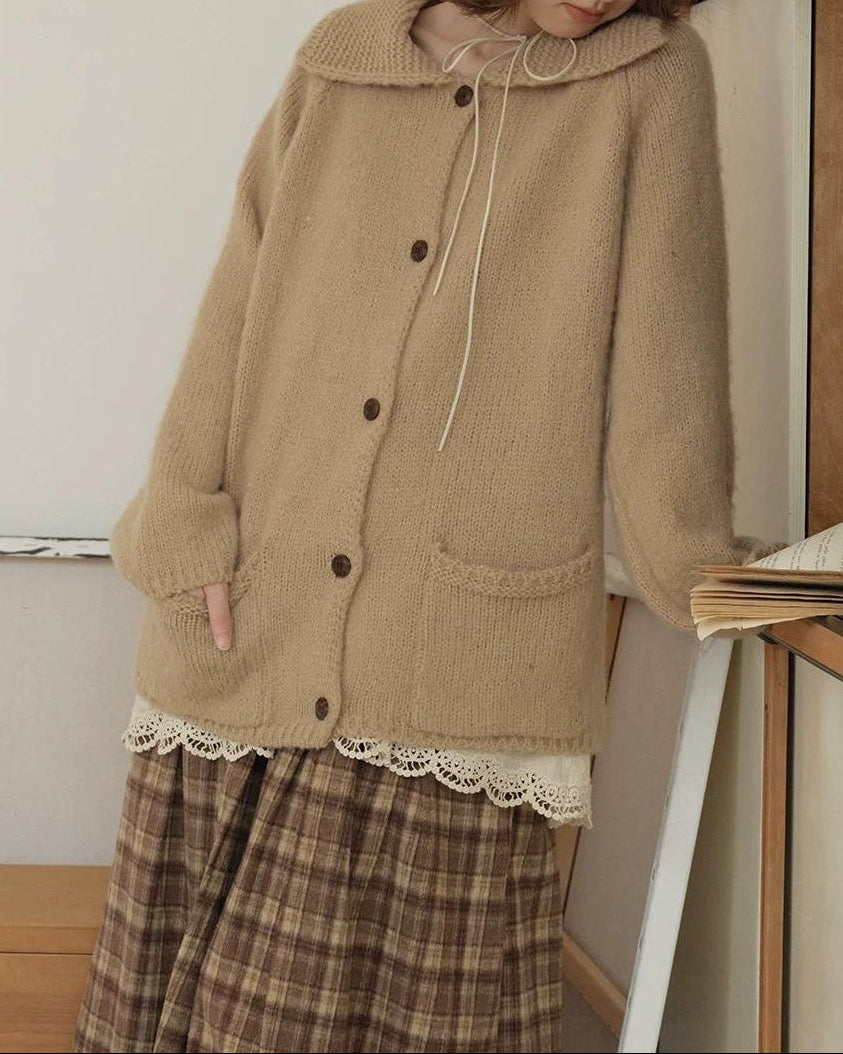 ルミラペルレイジーカーディガン 10157