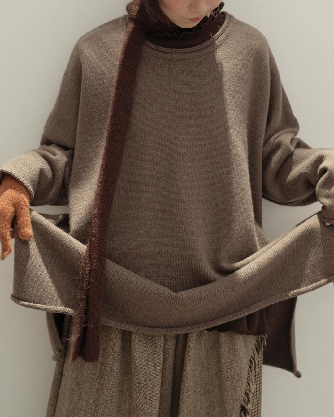 クラシックフィット ニットチュニック 10132