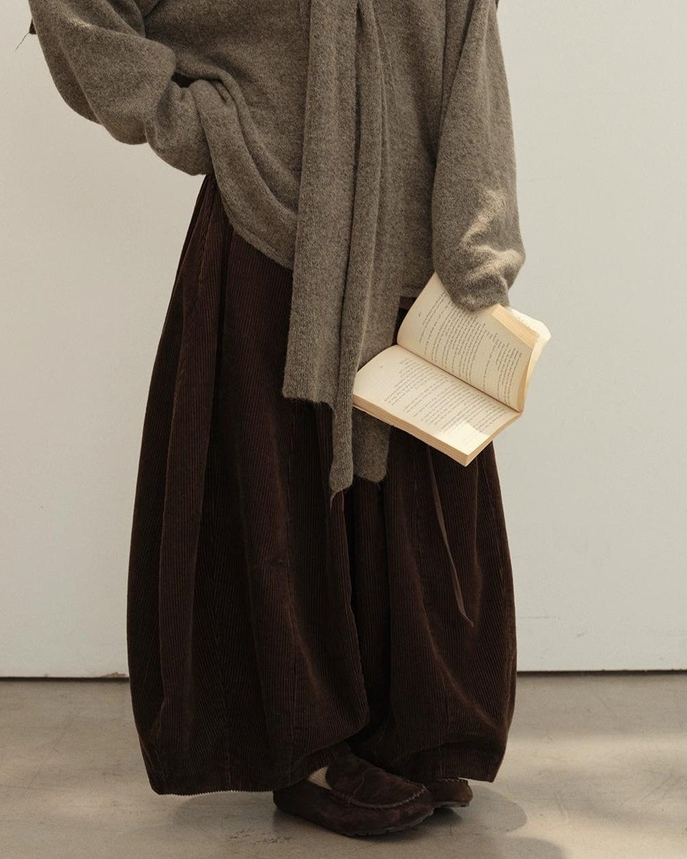 コージーコーデュロイワイドパンツ 10140