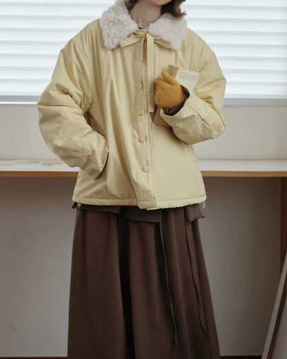 レトロノルディックボアリボンコート 10163