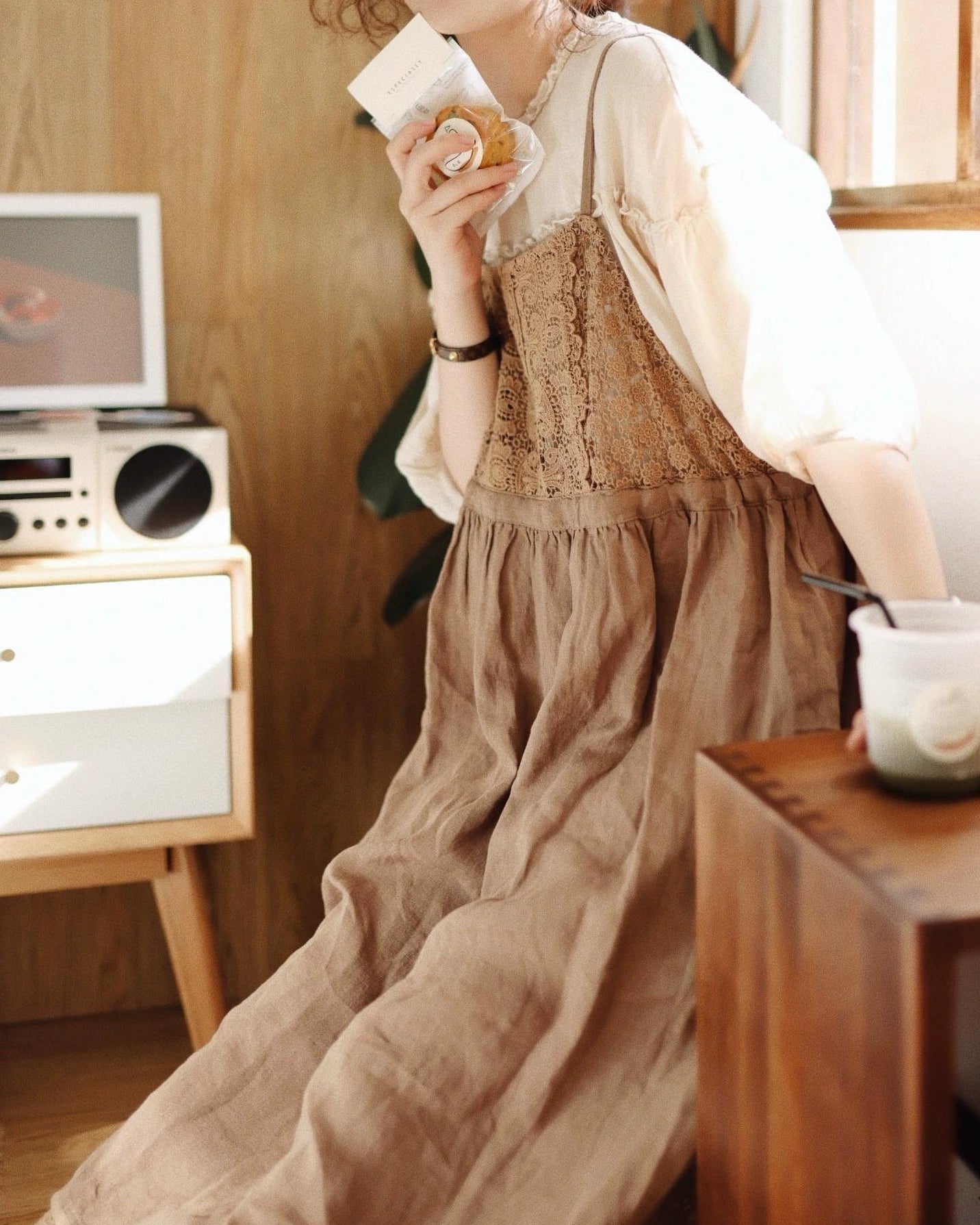 ミュークレースサスペンダーワンピース 10115