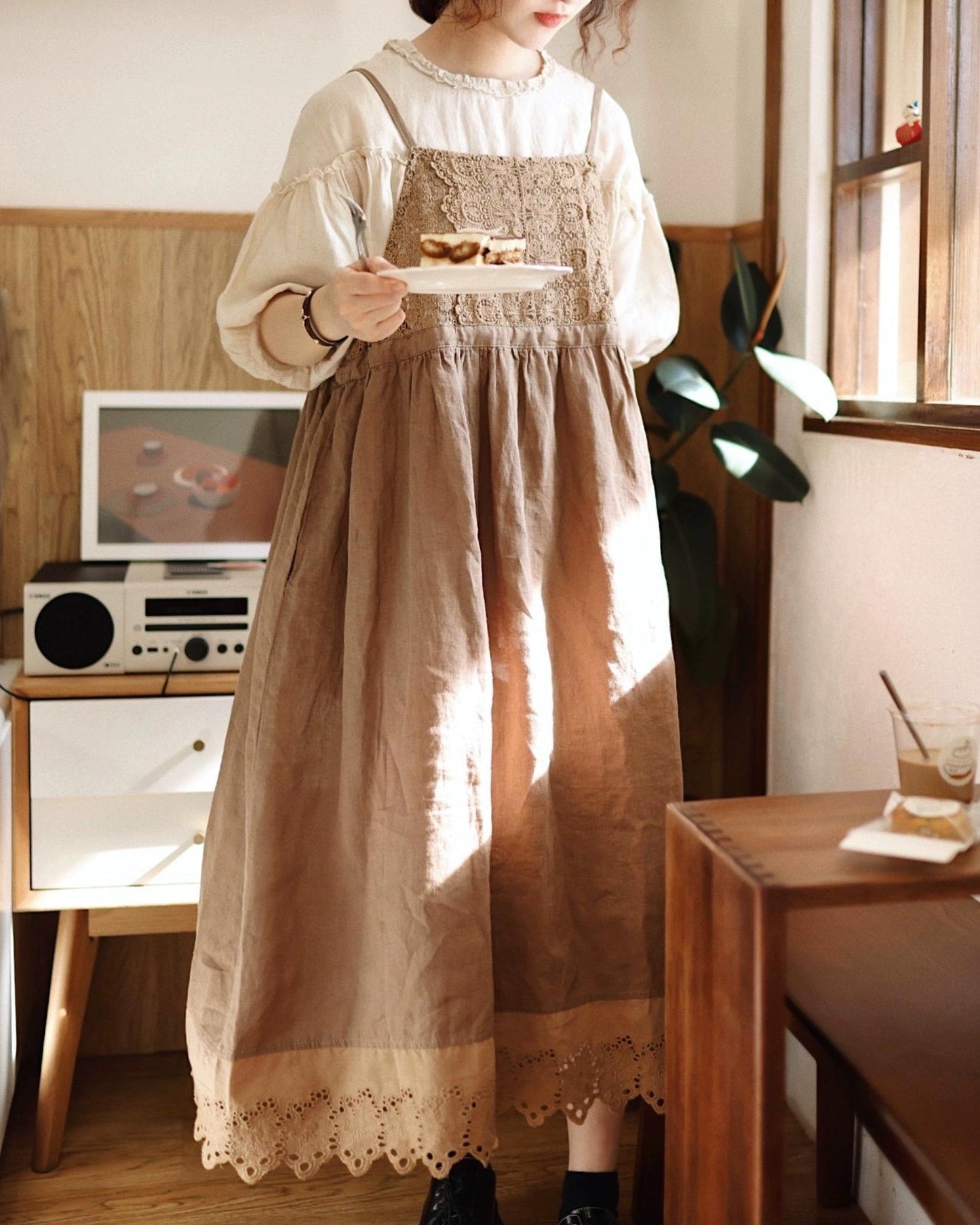 ミュークレースサスペンダーワンピース 10115