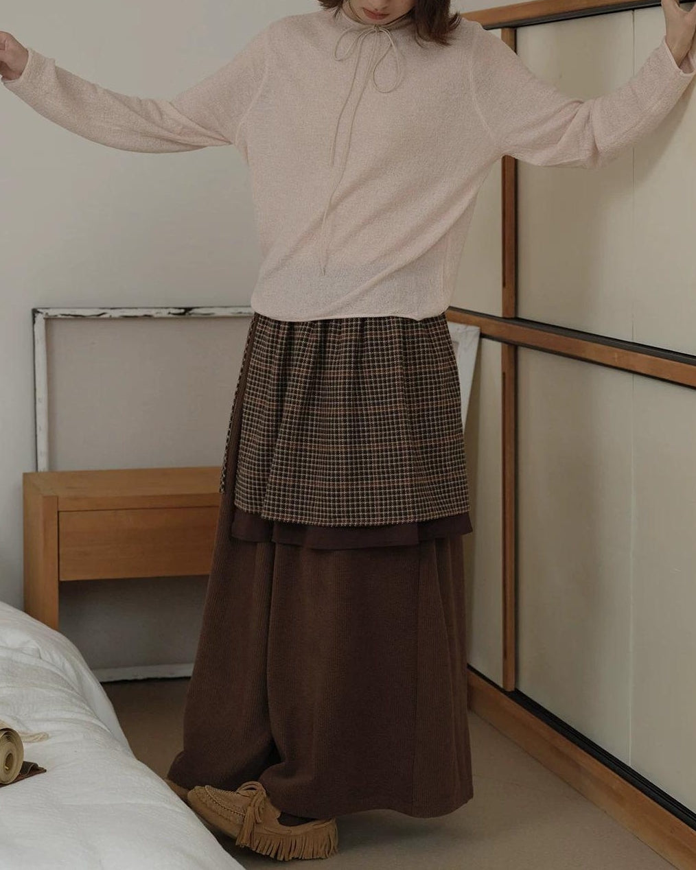 カームラインラウンドプルオーバー 10162