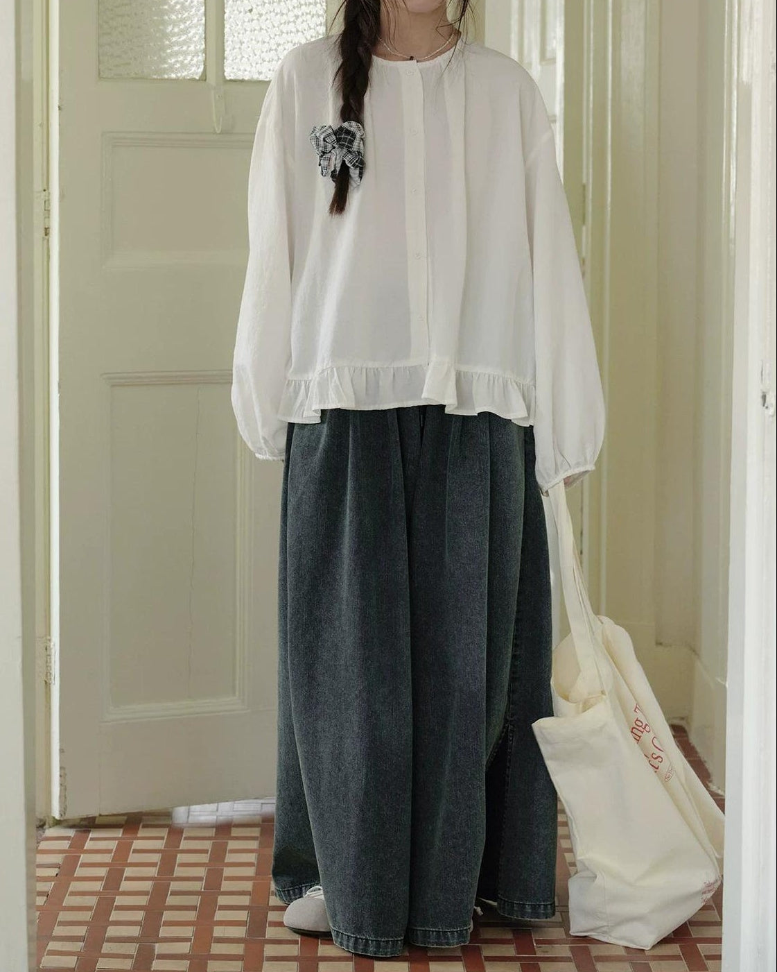 フィーカフレアデニムワイド 10273