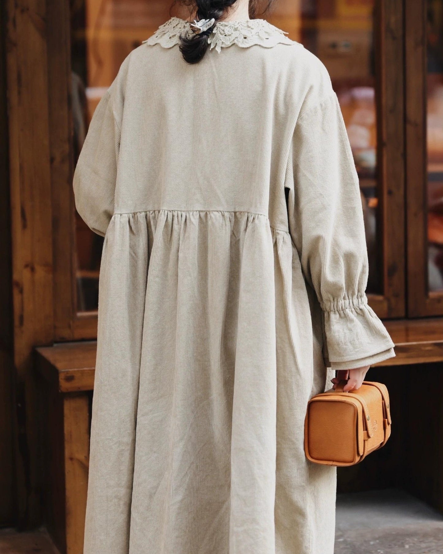 フィヨルドコーデュロイワンピース 10101