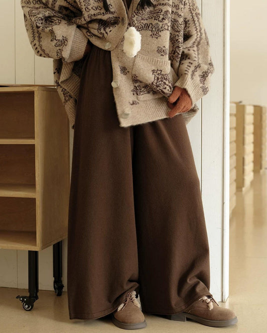 ミーレリラックスニットパンツ 10287